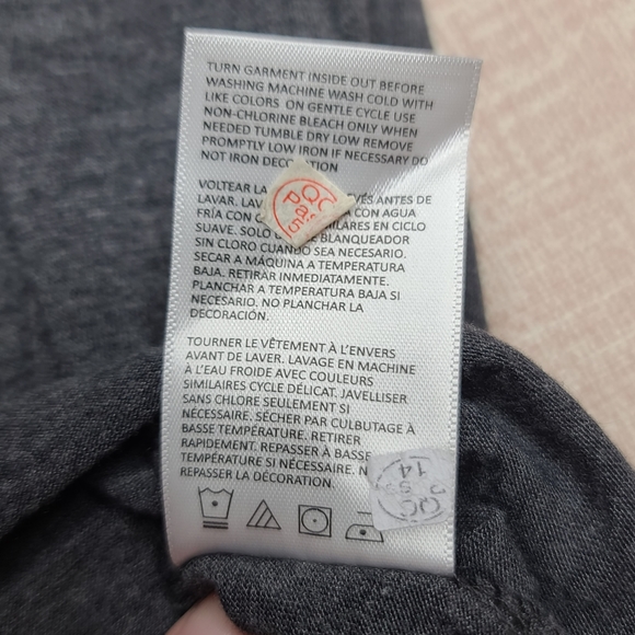 NHL Pittsburgh Penguins Women's Fitted V-Neck Tee Shirt Heather Gray Large - Picture 6 of 6